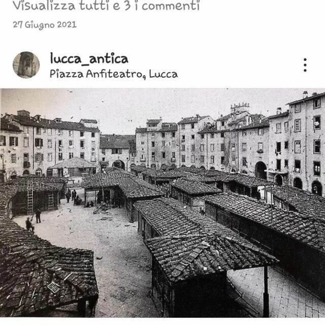 Lo sapevate che a #Lucca la #piazzaanfiteatro era così?